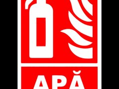 Indicator pentru stingator cu apa